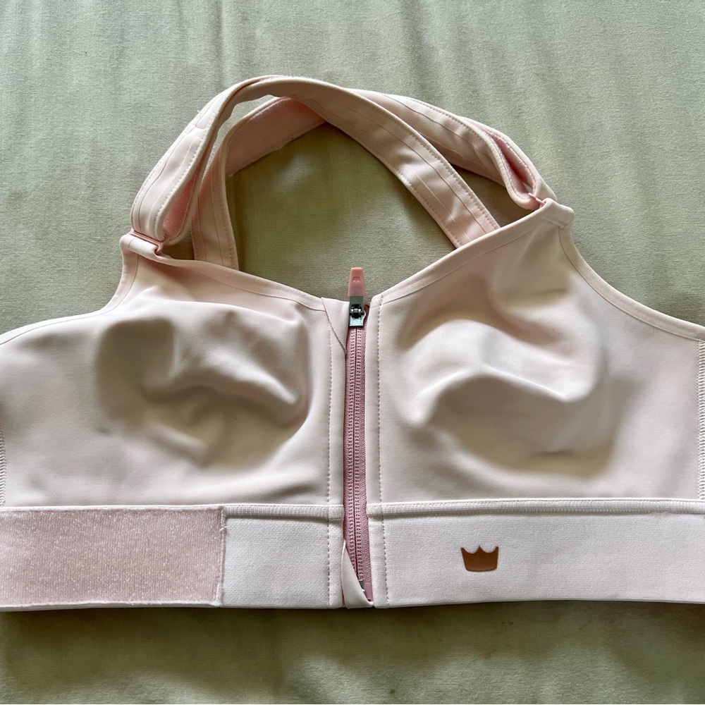 SHEFIT Blush Pink Rose Gold Flex Sports Bra